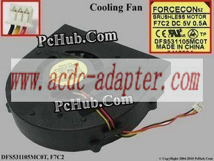 FORCECON DFS531105MC0T F7C2 DC5V 0.5A 3PINS CPU FAN NEW FORCECON DFS531105MC0T F7C2 DC5V 0.5A 3PINS CPU FAN NEW